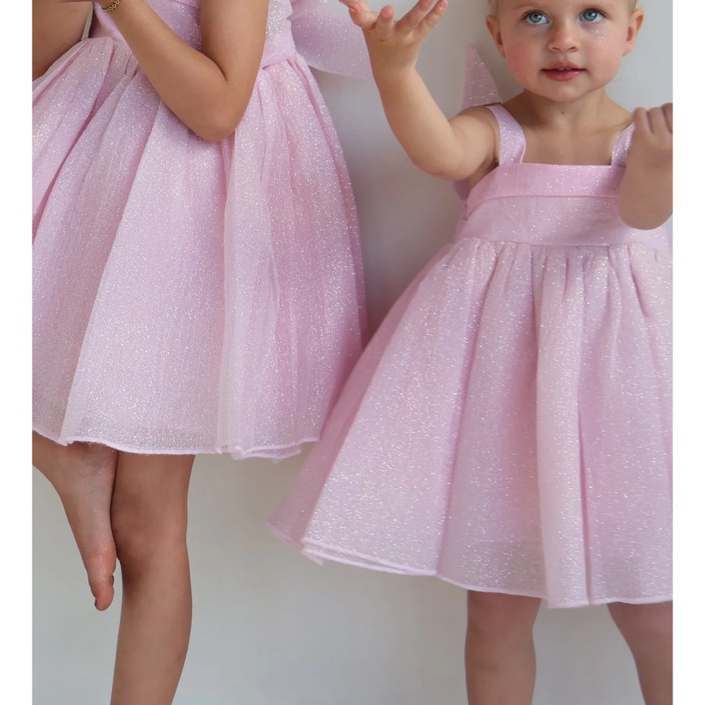 Cupcake Sparkling Pink Kids Dress